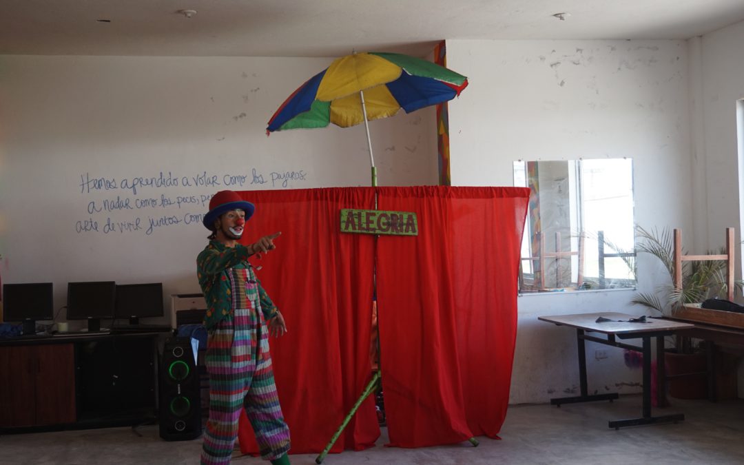 Espectáculo de circo en la fundación!!