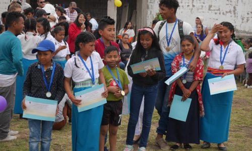 Entrenga de recompensa durante la fiesta de navidad